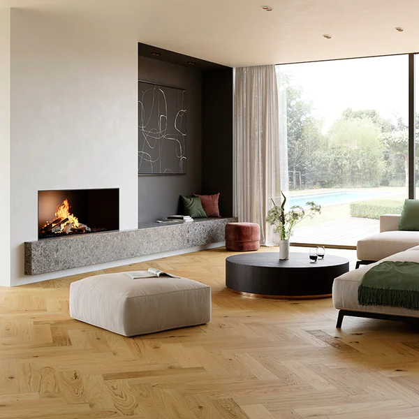 Podłoga drewniana Cottage Natural Herringbone Naturalny 14 