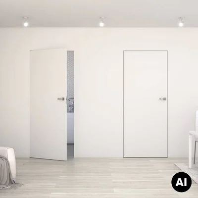 Ościeżnica aluminiowa Biała Sara Eco 2 bezprzylgowa Lewa 90 2z, 5901316110733
