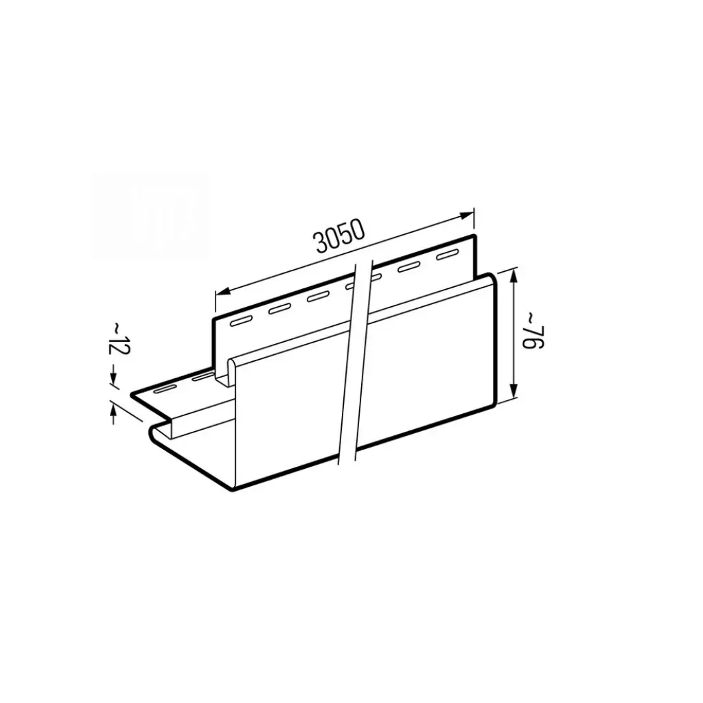 Panele zewnętrzne Listwa zewnętrzna  Złoty Dąb SVP 12 3008838, Panele zewnętrzne, Vilo Akcesoria do paneli zewnętrznych, Vilo