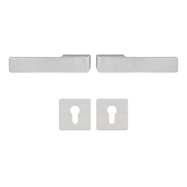 Klamka Libera Inox klamko + klamka + rozeta WB, 590750541490