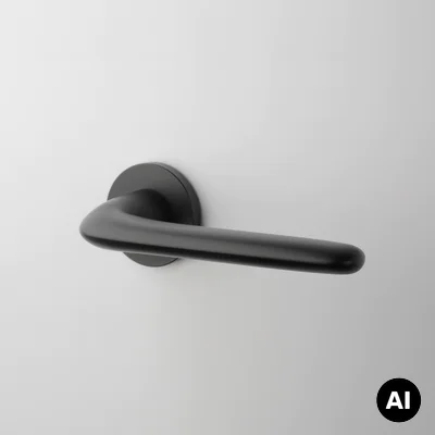 Klamka Aprile Azalia R Slim 7mm Czarna, MH0EAZALIACZ0000000000