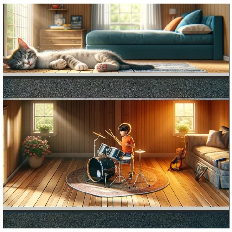 Panele winylowe z podkładem SPC Dąb mglisty 41892E Klasa 3