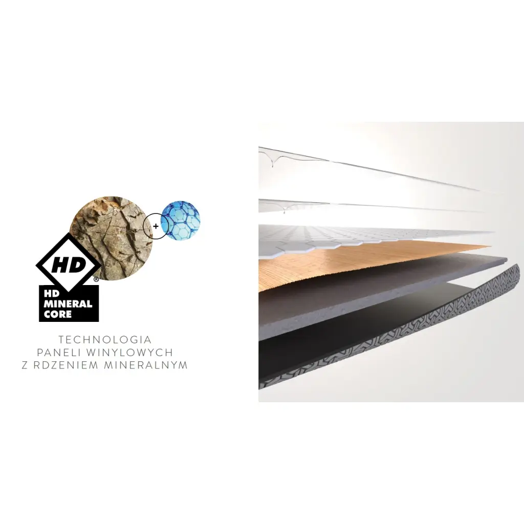 Panele winylowe z podkładem SPC LVT Dąb naturalny 41585E Klasa 33 5.3 mm, 5905167866085, Podłoga winylowa, AQSTO, 4EVERclic