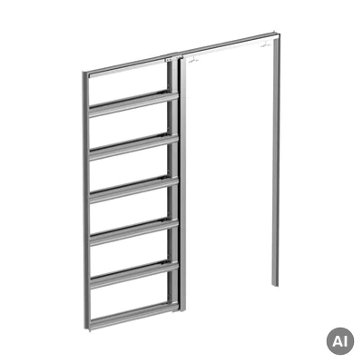 Zestaw Porta KOMPAKT + Skrzydło VERTE HOME G.2 80cm, SPAHG20S08DBI0AH0KA300