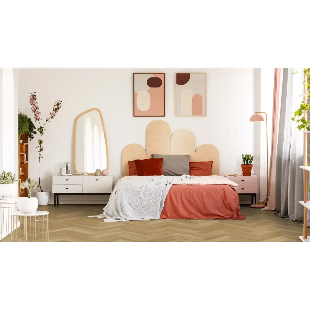 Panele winylowe Jodełka LVT Firenze dryback HB Cooper Klasa 33 2.5 mm, FIR HB-848-DB, Podłoga winylowa, Dryback Firenze Herringbone, Lamett ParquetVinyl