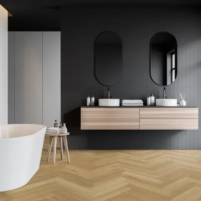 Panele winylowe Jodełka LVT Firenze dryback HB Cooper Klasa 33 2.5 mm, FIR HB-848-DB