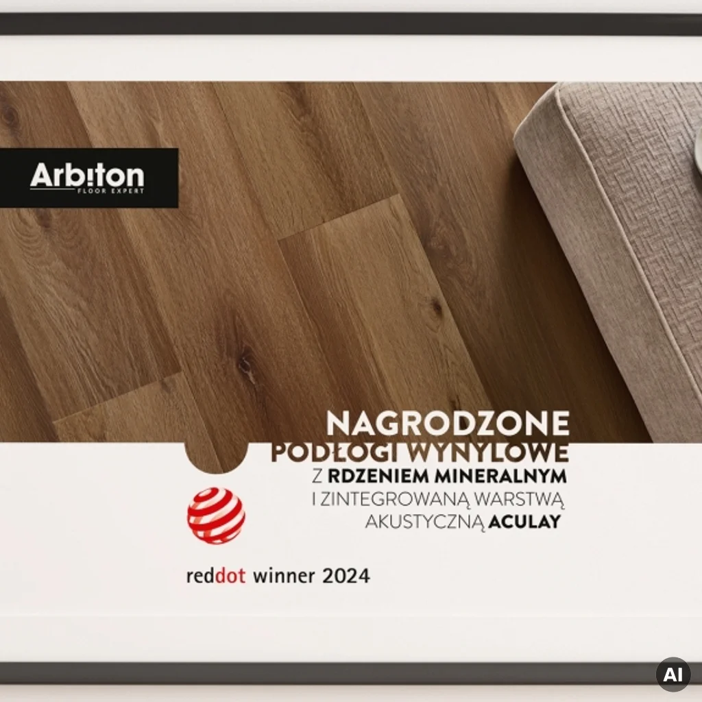 Panele winylowe SPC LVT z podkładem Dąb Windsor Klasa 33 5.3 mm TAK, 5905167858240, Panele winylowe, Woodric Acoustic, Arbiton