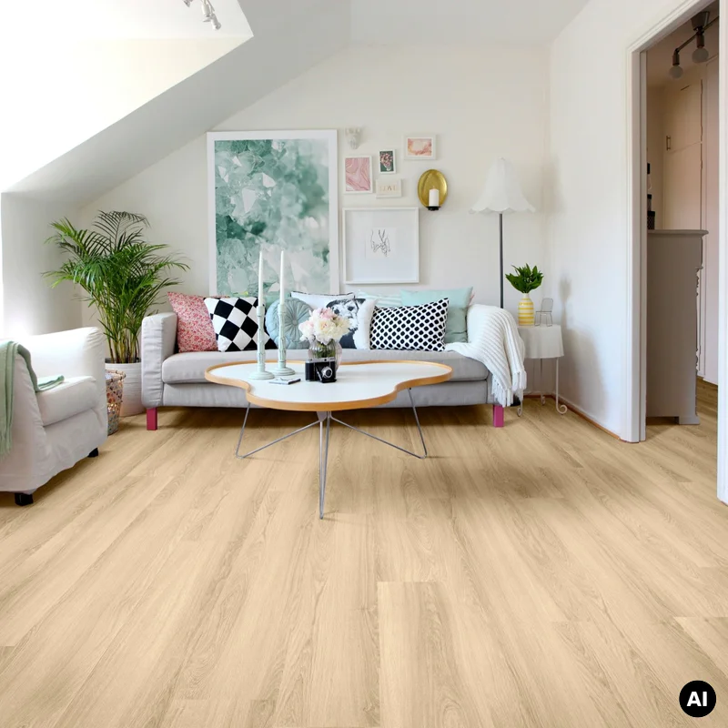 Panele winylowe z podkładem SPC LVT Dąb Riviera Klasa 32 5