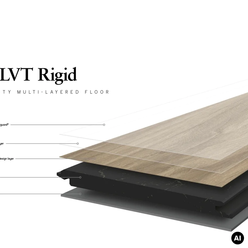 Panele winylowe z podkładem SPC LVT Dąb Riviera Klasa 32 5