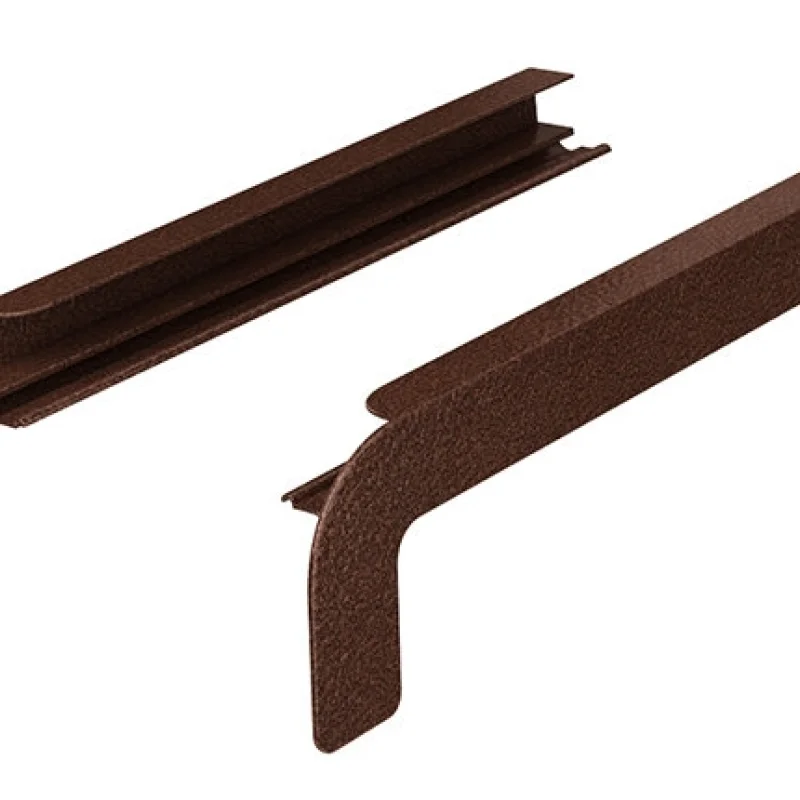 Zakończenia aluminiowe Soft 200mm do parapetu zewnętrznego