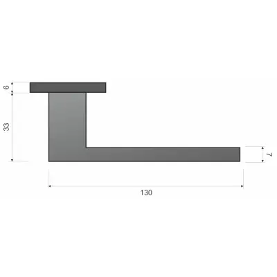 Klamka Cavo KVO B00 Czarna, 5901289085724