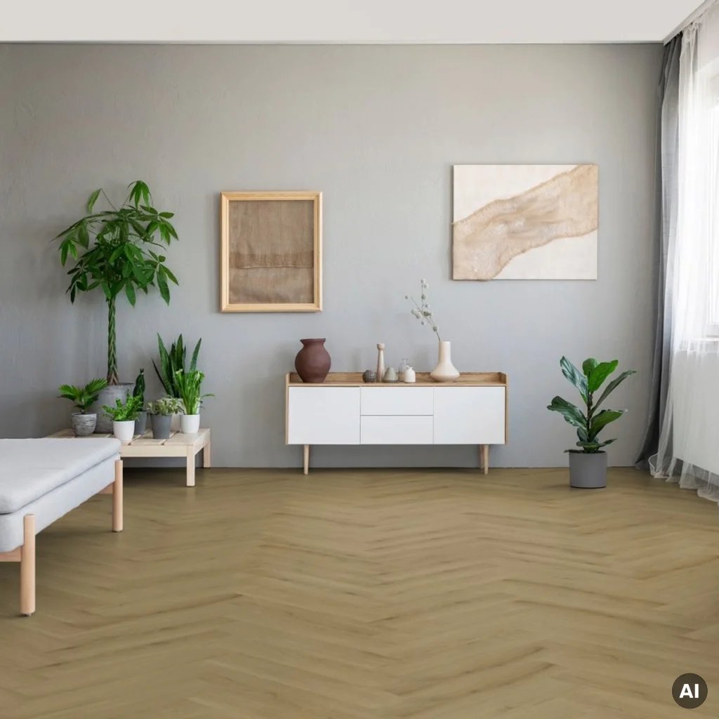 Panele winylowe SPC LVT Mantaro Hay PureCoat 6.5 mm Klasa 34, MAN HB-24-5614-IB, Panele winylowe, Mantaro Herringbone, Lamett ParquetVinyl