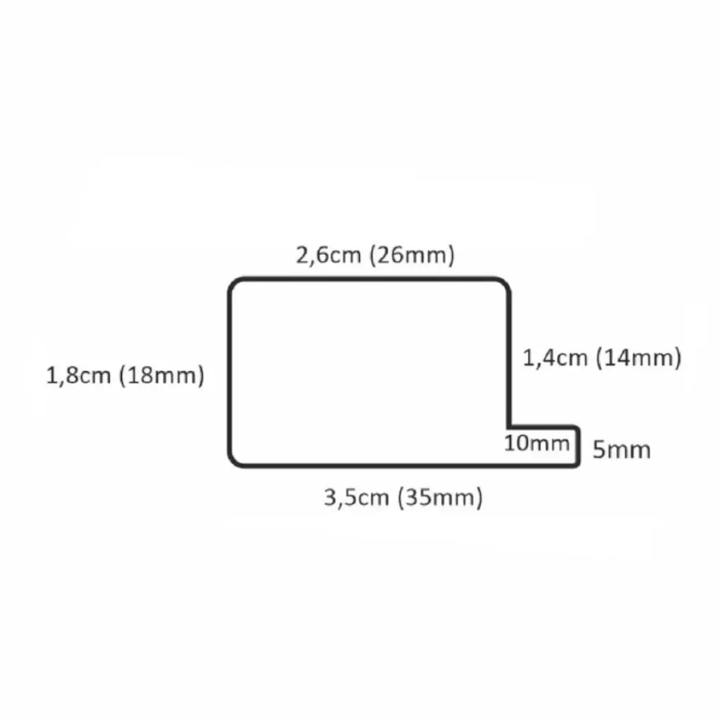 Listwa startowa Szary Mat Soft Touch Grey 729 Lewa M, 120039543, Listwa startowa, Lamele MDF AGT Akcesoria, AGT