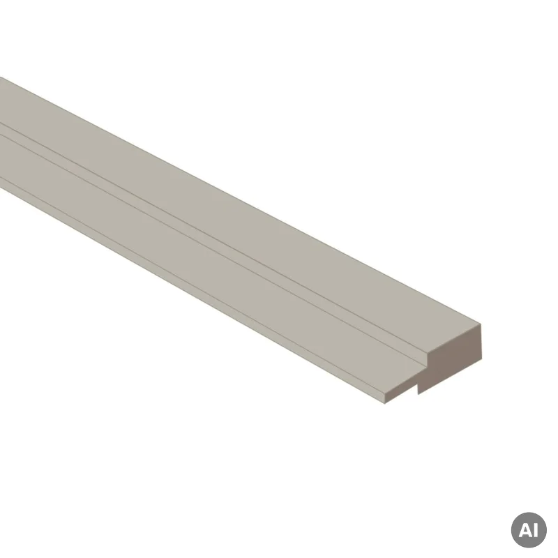 Listwa zakończeniowa Szary Mat Soft Touch Grey 729 Prawa M,
