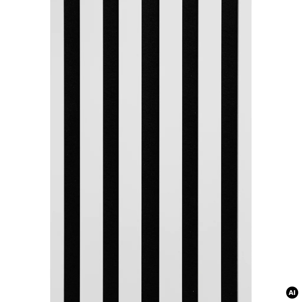 Lamele Akustyczne Czarno-Białe na Filcu L 231, 120044189, Lamele, Lamele akustyczne MDF, AGT