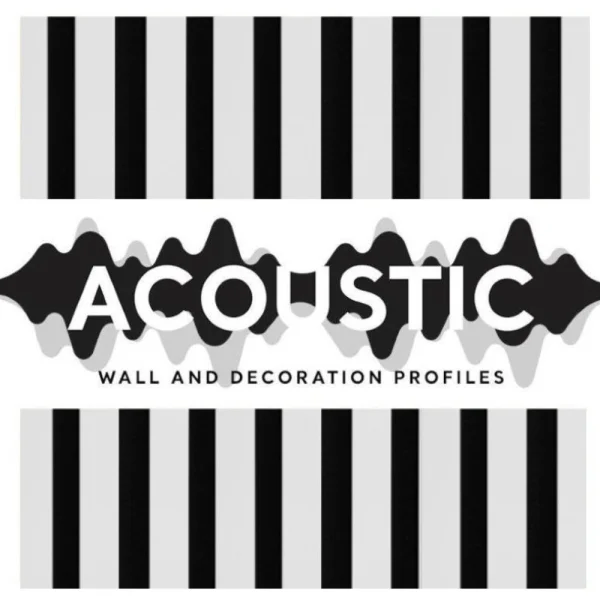Lamele Akustyczne Czarno-Białe na Filcu L 231, 120044189 - 