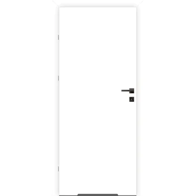 Drzwi DRE Standard Invest 10 przylgowe lewe 80cm WC z podcięciem wentylacyjnym, DRE 400011085