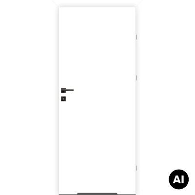 Drzwi DRE Standard Invest 10 przylgowe prawe 60cm WC z podcięciem wentylacyjnym, DRE 400011066