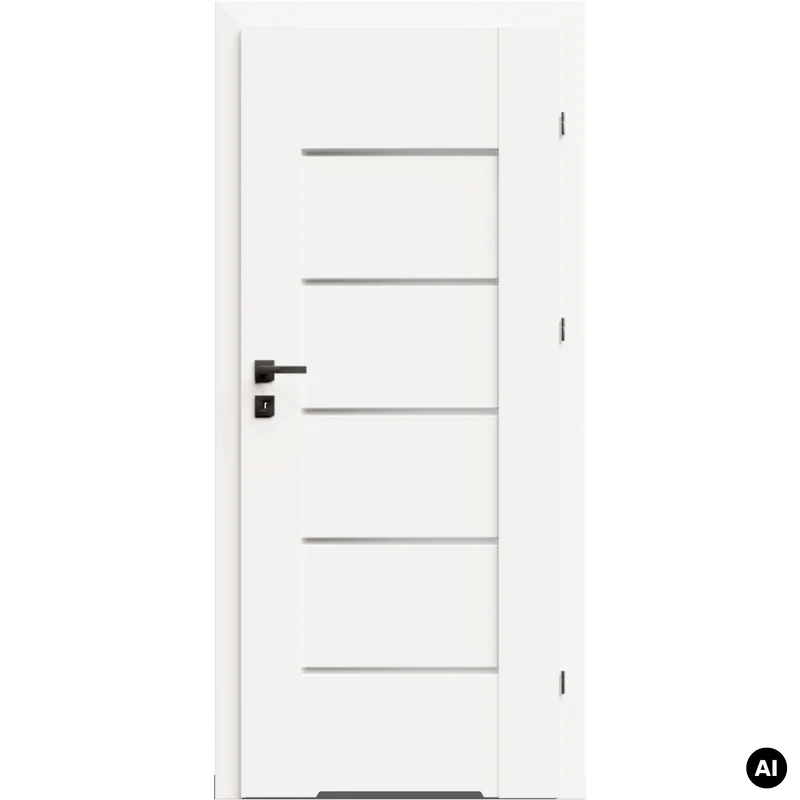 Drzwi DRE Lumio 1 przylgowe prawe 70cm WC z podcięciem went