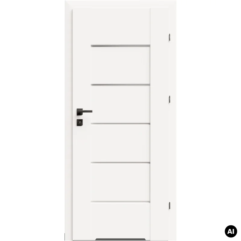 Drzwi DRE Lumio 9 przylgowe prawe 80cm WC z podcięciem went