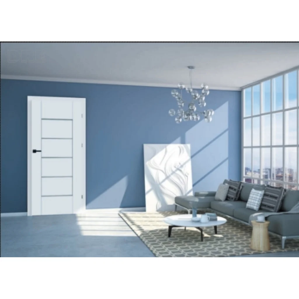 Ościeżnica regulowana Finish z kątownikiem T80 280-305 Prawa 60cm przylgowa, DRE 400010970, Ościeżnica, Ościeżnica regulowana DRE, DRE