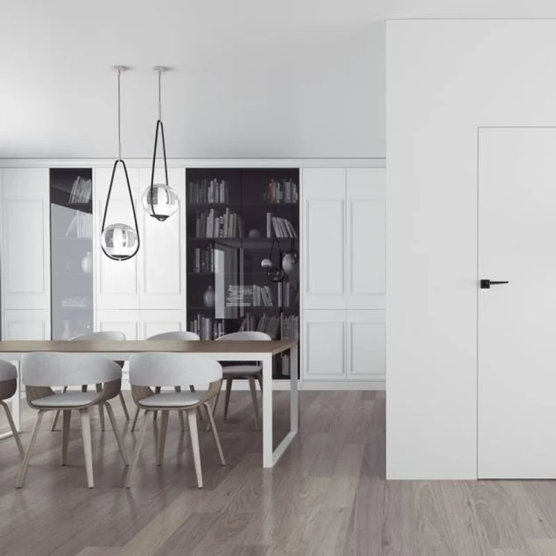 Drzwi Sara Eco 2 odwrotna przylga ukryte lewe 60cm plaster m