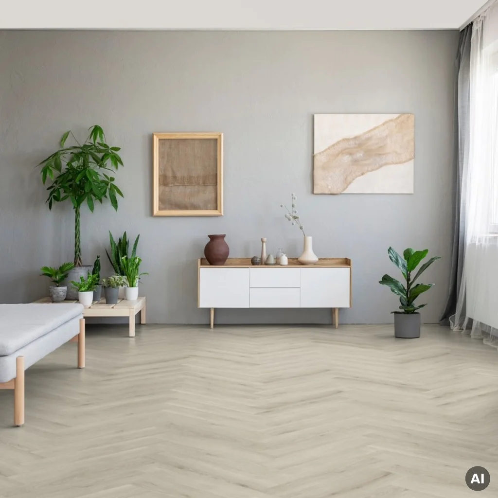 Panele winylowe SPC LVT Mantaro Fossil PureCoat 6.5 mm Klasa 34, MAN HB-24-5611-IB, Panele winylowe, Mantaro Herringbone, Lamett ParquetVinyl