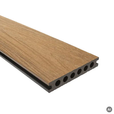 Deska tarasowa dwustronna BERGDECK W138 Teak/Orzech 2,9m 23 mm, BB0021