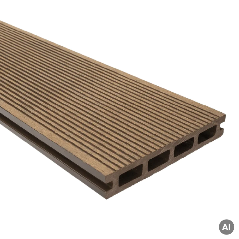 Deska tarasowa dwustronna BERGDECK S140 Ciemny Teak 2,2m 25