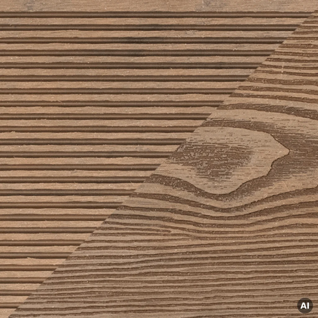 Deska tarasowa dwustronna BERGDECK Ciemny Teak 2,2m 25 mm, BB1104, Deska tarasowa, Deska tarasowa BERGDECK WPC, Bergdeck