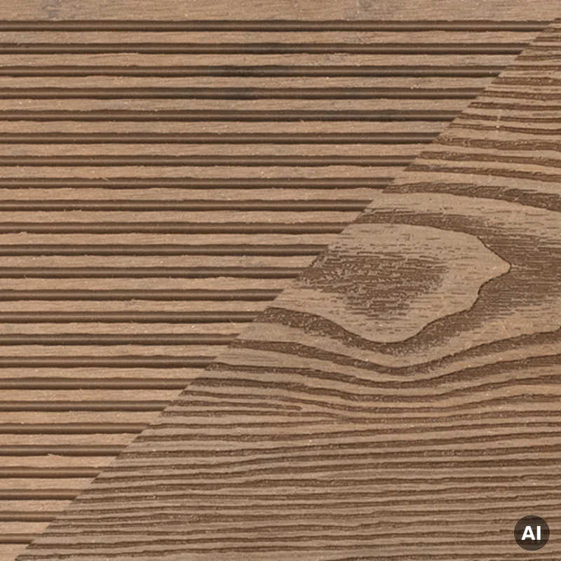 Deska tarasowa dwustronna BERGDECK S140 Ciemny Teak 2,2m 25