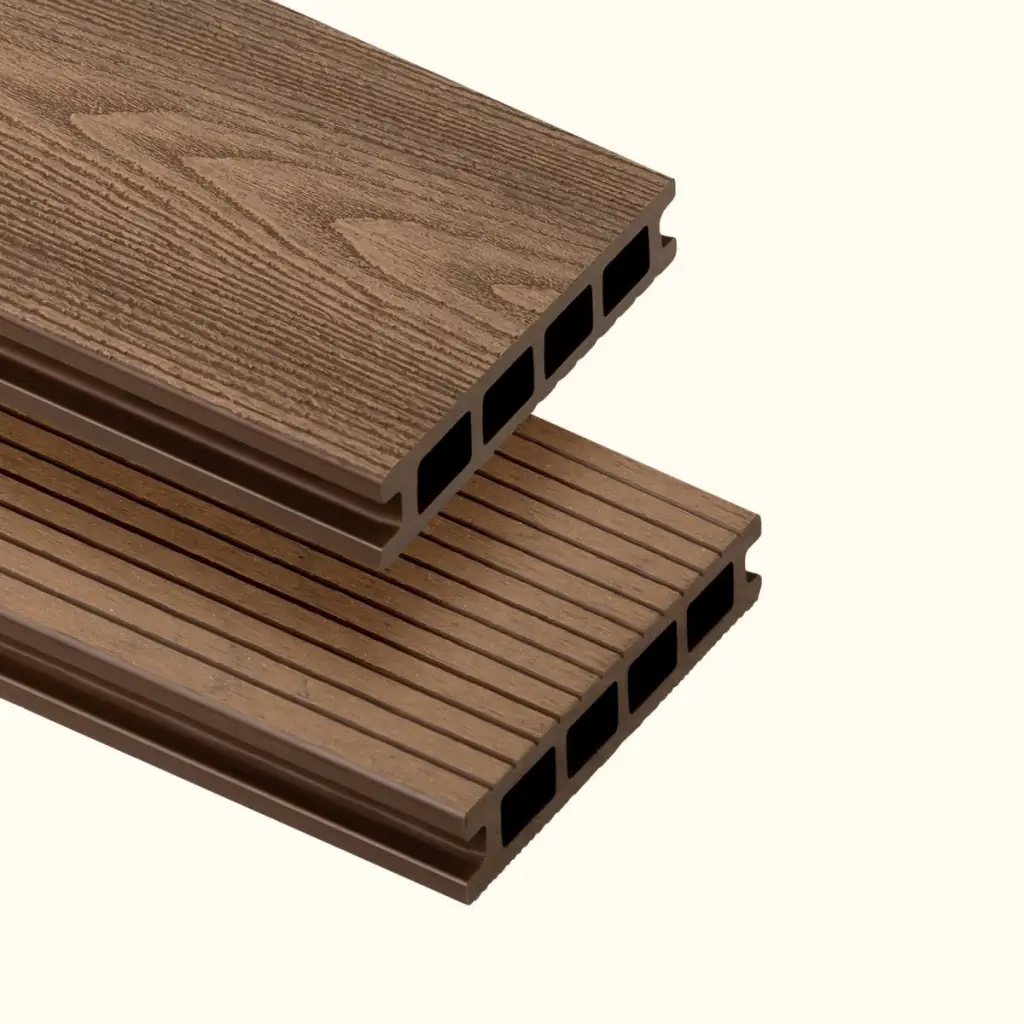 Deska tarasowa dwustronna BERGDECK S140 Ciemny Teak 2,2m 25 mm, BB1104, Deska tarasowa, Deska tarasowa BERGDECK WPC, Bergdeck