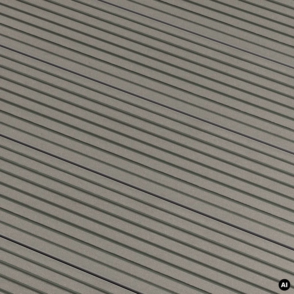Deska tarasowa dwustronna BERGDECK B150 szczotkowana Antracyt 2,4m 25 mm, BD1001, Deska tarasowa, Deska tarasowa BERGDECK WPC, Bergdeck