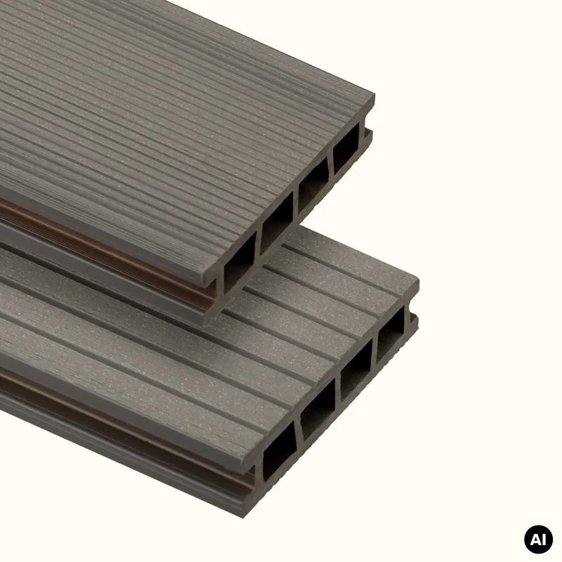 Deska tarasowa dwustronna BERGDECK B150 szczotkowana Antracy
