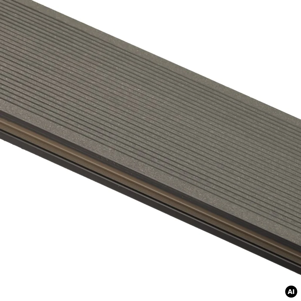 Deska tarasowa dwustronna BERGDECK B150 szczotkowana Czarny 2,4m 25 mm, BD1002, Deska tarasowa, Deska tarasowa BERGDECK WPC, Bergdeck