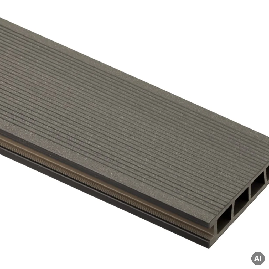 Deska tarasowa dwustronna BERGDECK szczotkowana Czarny 2,4m 25 mm, BD1002, Deska tarasowa, Deska tarasowa BERGDECK WPC, Bergdeck
