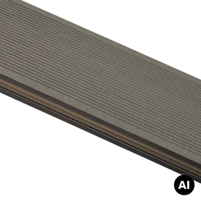 Deska tarasowa dwustronna BERGDECK B150 szczotkowana Czarny 2,4m 25 mm, BD1002