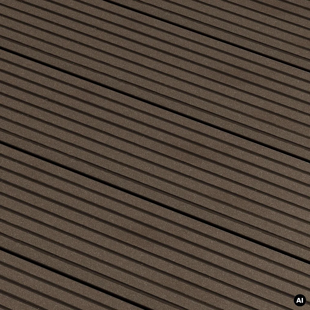 Deska tarasowa dwustronna BERGDECK B150 szczotkowana Orzech 2,4m 25 mm, BD1003, Deska tarasowa, Deska tarasowa BERGDECK WPC, Bergdeck