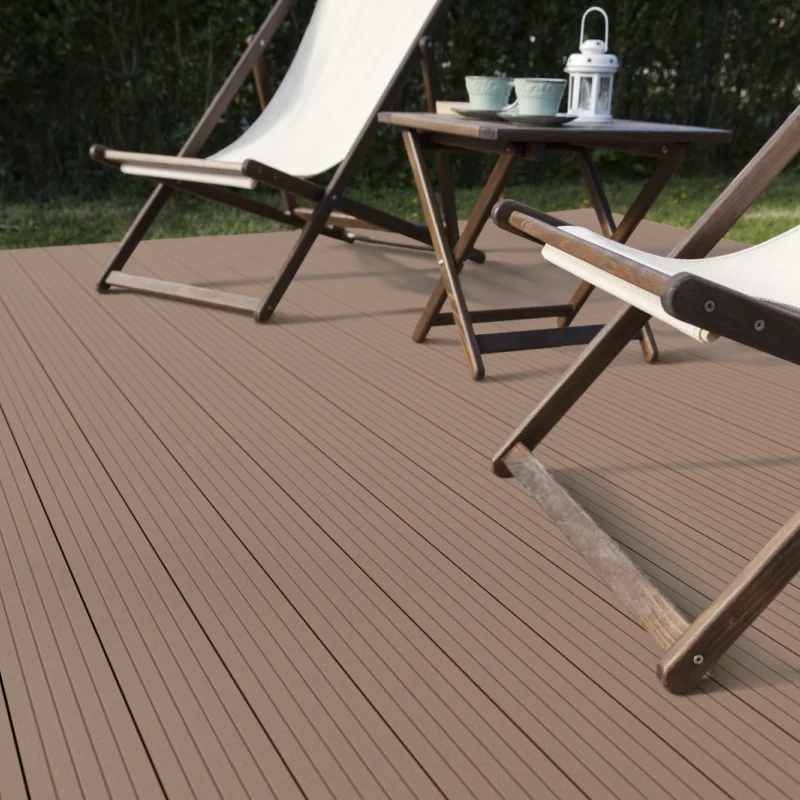 Deska tarasowa dwustronna BERGDECK B150 szczotkowana Orzech