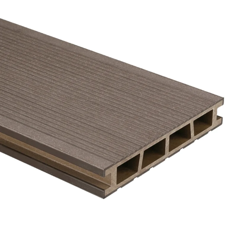 Deska tarasowa dwustronna BERGDECK B150 szczotkowana Orzech