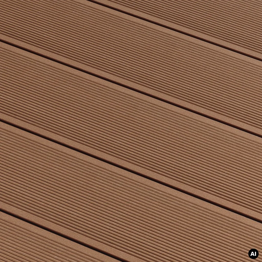 Deska tarasowa dwustronna BERGDECK B150 Szczotkowana Kasztan 2,4m 25 mm, BD1004, Deska tarasowa, Deska tarasowa BERGDECK WPC, Bergdeck