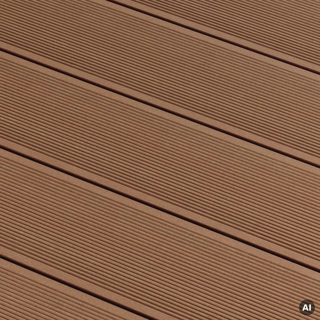 Deska tarasowa dwustronna BERGDECK Szczotkowana Kasztan 2,4m 25 mm, BD1004, Deska tarasowa, Deska tarasowa BERGDECK WPC, Bergdeck