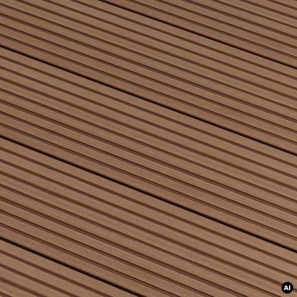 Deska tarasowa dwustronna BERGDECK B150 Szczotkowana Kasztan 2,4m 25 mm, BD1004, Deska tarasowa, Deska tarasowa BERGDECK WPC, Bergdeck