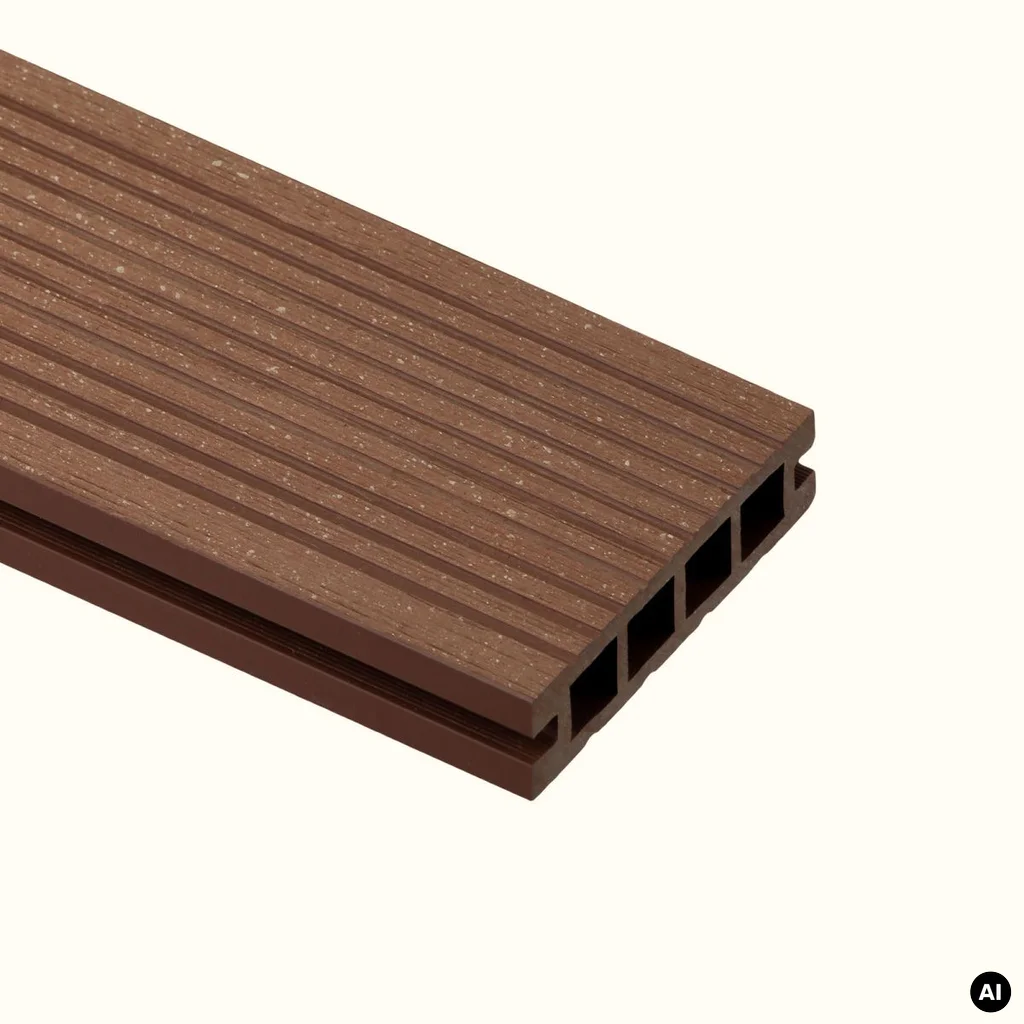 Deska balkonowa tarasowa dwustronna Eco Mini B110 szczotkowana Kasztan 2m 20 mm, NT1092, Deska balkonowa tarasowa, Deska balkonowa Eco Mini, Salag