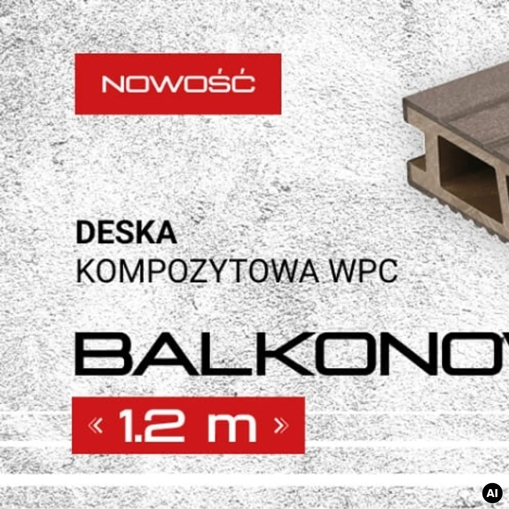 Deska balkonowa tarasowa dwustronna Eco Mini B110 szczotkowana Kasztan 2m 20 mm, NT1092, Deska balkonowa tarasowa, Deska balkonowa Eco Mini, Salag
