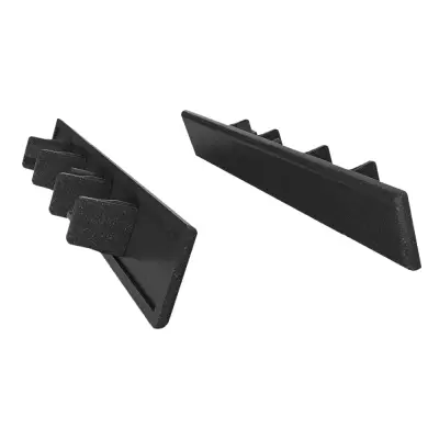 Zaślepki do deski tarasowej BERGDECK Czarne 12szt BDZD02