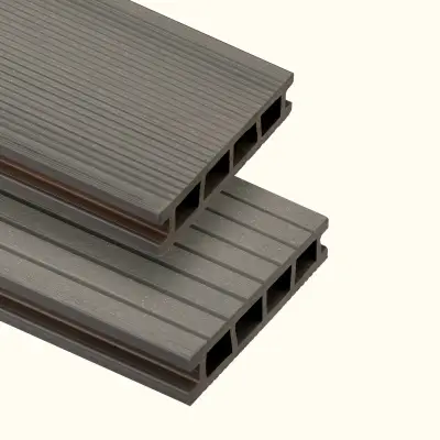 Deska balkonowa tarasowa dwustronna WPC szczotkowana Antracyt 1,2m 25 mm, BD1T01