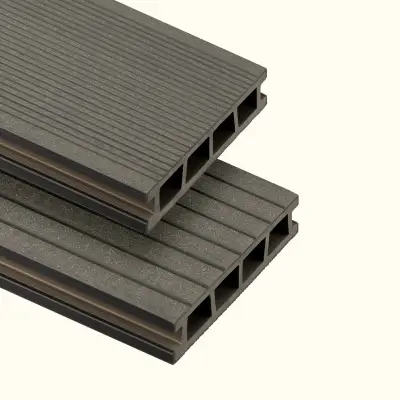 Deska balkonowa tarasowa dwustronna WPC szczotkowana Czarny 1,2m 25 mm, BD1T02