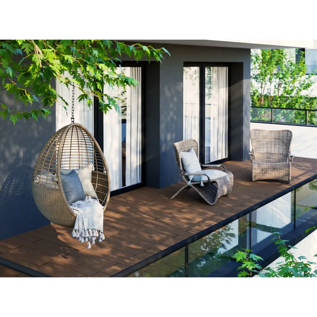 Deska balkonowa tarasowa dwustronna WPC szczotkowana Kasztan 1,2m 25 mm, BD1T04, Deska balkonowa tarasowa, Deska balkonowa WPC, Bergdeck