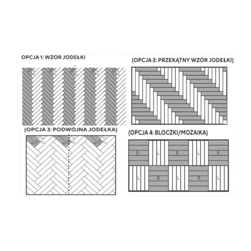 Panele winylowe SPC Jodełka Honey DOU HB 602-IB Klasa 33 5
